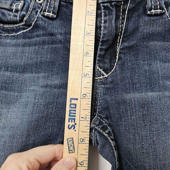 Big Star Remy Skinny Jeans Women's 27 (28x26.5) Blue Low-Rise Embroidered VGUC - Picture 8 of 10